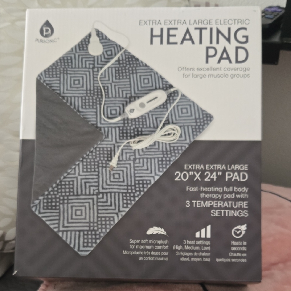 Pursonic Extra Large Electric Heating Pad